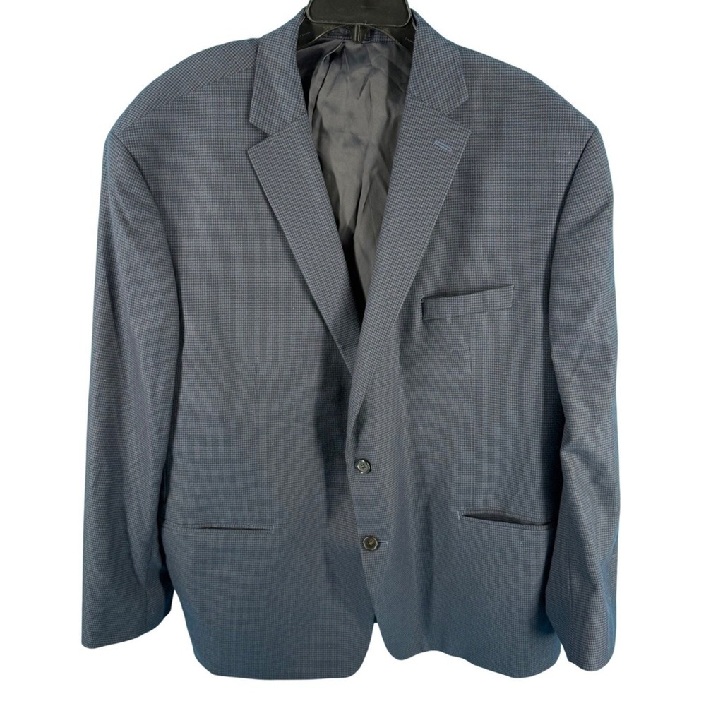 Lauren Ralph Lauren Suit Jacket Mens 52R Houndstooth Career Pastor Business